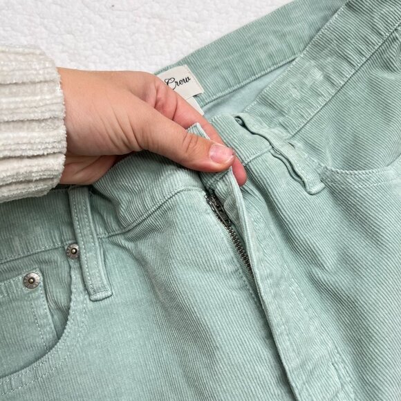 J Crew | High Rise Vintage Slim Straight Corduroy Dusty Shale Size 32 - Picture 10 of 16